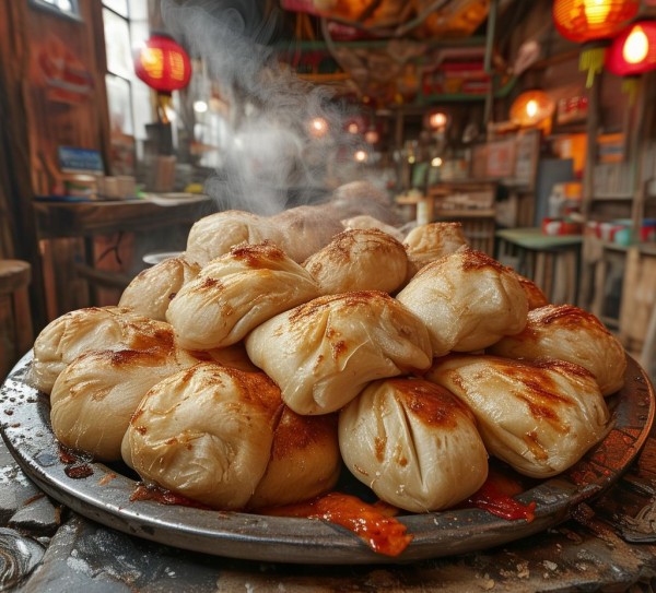 大嘴水煎包，地方特色的美食传承，一口唤醒舌尖的烟火记忆